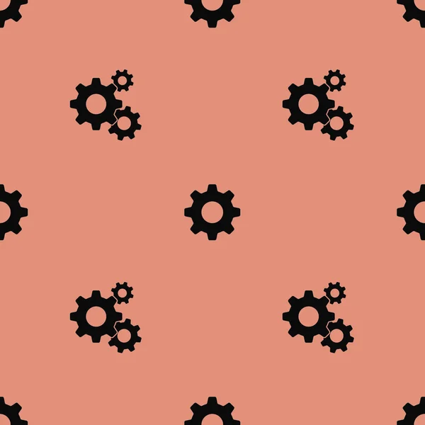 Seamless Patterned Images Gearing Gear Red Background Gearing Image Rendering — Stock Photo, Image