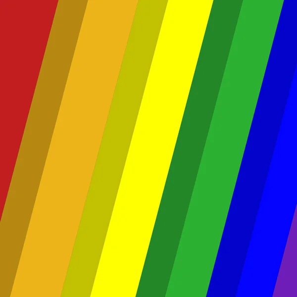 Sloping Stripes Different Colors Colors Lgbt Movement Background Image Square — стоковое фото