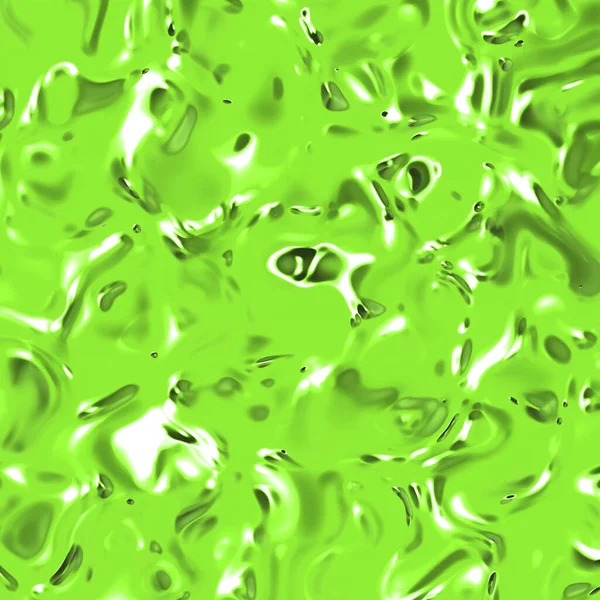 Abstrakcyjna Faktura Szklanej Powierzchni Selera Kolorze Zielonym Błyszcząca Powierzchnia Wody — Zdjęcie stockowe