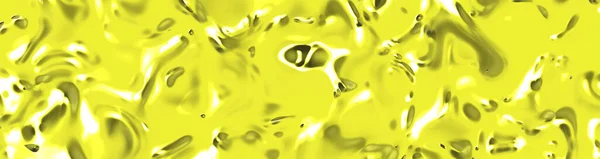 Texture Abstraite Surface Verre Couleur Jaune Surface Brillante Eau Texture — Photo