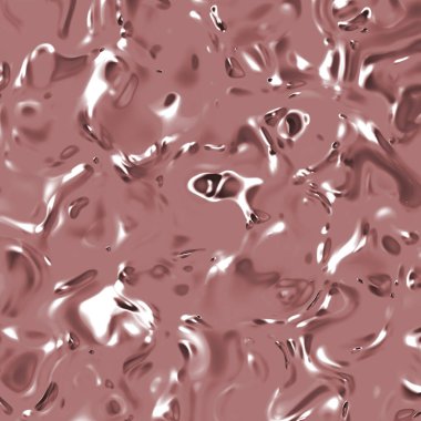 Cam yüzey kahverengi renginin soyut dokusu. Suyun parlak yüzeyi. Sıvı erimiş altın dokusu. Kare görüntü. 3 boyutlu görüntü. 3B görüntüleme.