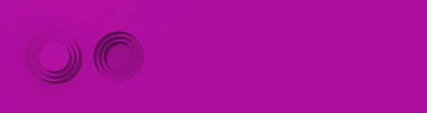 Фіолетові Диски Тінями Циліндричні Канавки Тінями Абстрактний Візерунок Круглих Виступів — стокове фото