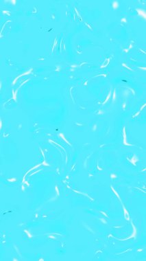 Mavi Buz renginde koyu deniz köpüğünün cam yüzeyinin soyut dokusu. Suyun parlak yüzeyi. Sıvı erimiş altın dokusu. Dikey görüntü. 3 boyutlu görüntü. 3B görüntüleme.