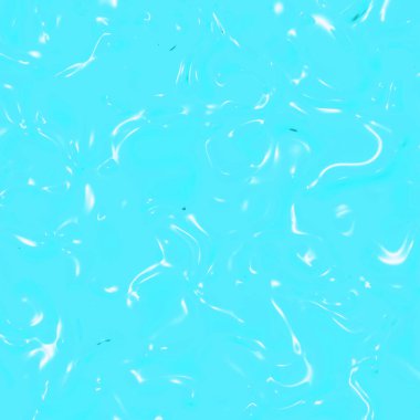 Mavi cam yüzeyinin soyut dokusu. Suyun parlak yüzeyi. Sıvı erimiş altın dokusu. Kare görüntü. 3 boyutlu görüntü. 3B görüntüleme.