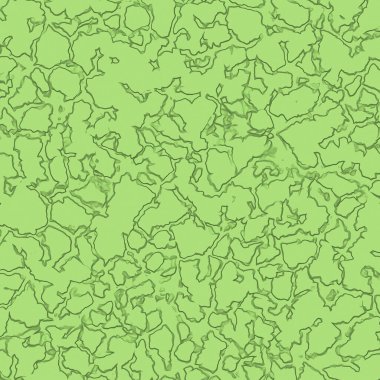 Abstract texture of rough surface. green pattern on plane. lunar surface. Square image. 3D image. 3D rendering.