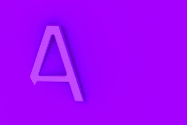 Письмо Фиолетовое Фиолетовом Фоне Часть Письма Погружена Фон Горизонтальное Изображение — стоковое фото
