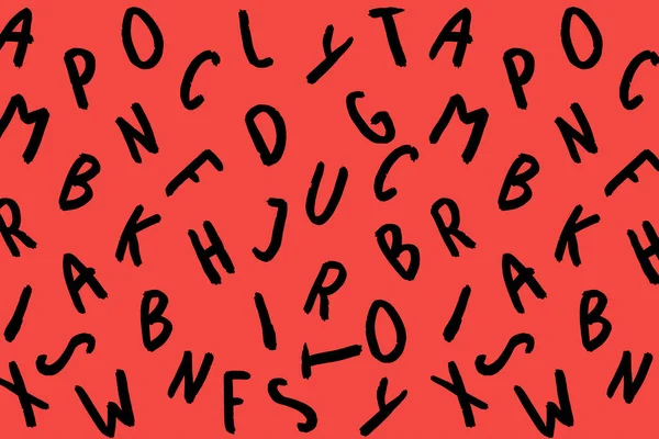 Vorlage Mit Dem Bild Von Tastatursymbolen Buchstabensatz Oberflächenvorlage Horizontalbild Lila — Stockfoto