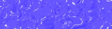 Mavi cam yüzeyinin soyut dokusu. Suyun parlak yüzeyi. Sıvı erimiş altın dokusu. Bölgeye yerleştirme pankartı. Yatay görüntü. 3 boyutlu görüntü. 3B görüntüleme.