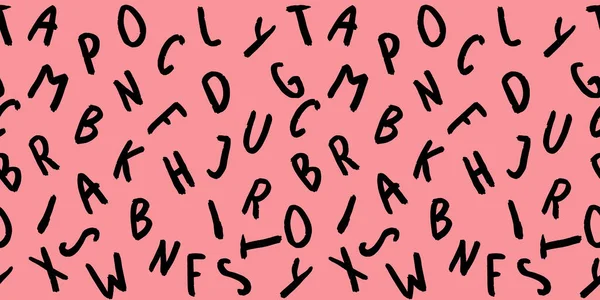 Klavye sembolleri ile şablon. Bir dizi mektup. Yüzey şablonu. Pastel mor arka plan. Yatay resim