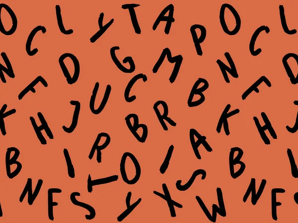 Template Image Keyboard Symbols Set Letters Surface Template Red Orang — Fotografia de Stock