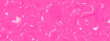 Pembenin cam yüzeyinin soyut dokusu. Suyun parlak yüzeyi. Sıvı erimiş altın dokusu. Yatay görüntü. Bölgeye yerleştirme pankartı. Metin koşu alanı için yer. 3 boyutlu görüntü. 3B görüntüleme.