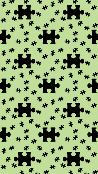 Pattern Image Black Puzzle Elements Pastel Pea Backgrounds Riddle Template — Stock Photo, Image