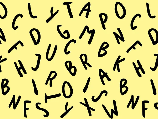 Vorlage Mit Dem Bild Von Tastatursymbolen Buchstabensatz Oberflächenvorlage Pastellgelber Hintergrund — Stockfoto