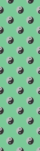 Pattern Image Yin Yang Symbol Pastel Green Backgrounds Symbol Surface — Stock fotografie