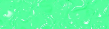 Yeşil cam yüzeyinin soyut dokusu. Suyun parlak yüzeyi. Sıvı erimiş altın dokusu. Yatay görüntü. Bölgeye yerleştirme pankartı. Metin koşu alanı için yer. 3 boyutlu görüntü. 3B görüntüleme.