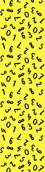 Template Image Keyboard Symbols Set Numbers Surface Template Yellow Background — Stock Photo, Image