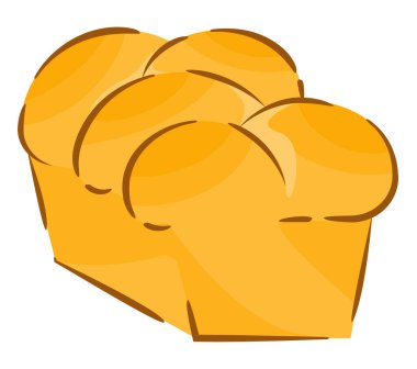 Fırın, restoran, kafe menüsü, web siteleri, sunumlar, kitaplar için ekmek ve pişirme simgesi.