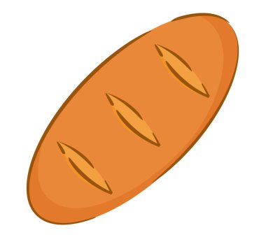 Fırın, restoran, kafe menüsü, web siteleri, sunumlar, kitaplar için ekmek ve pişirme simgesi.