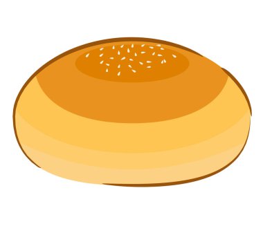 Fırın, restoran, kafe menüsü, web siteleri, sunumlar, kitaplar için ekmek ve pişirme simgesi.