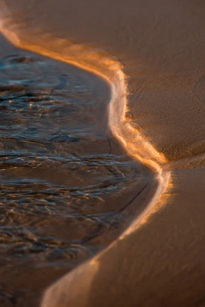 Belles Vagues Mer Sur Plage — Photo