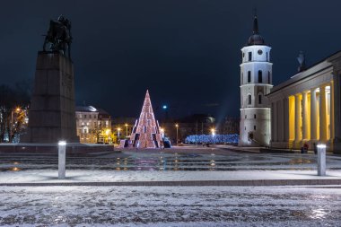 Gece Noel Aydınlatması 