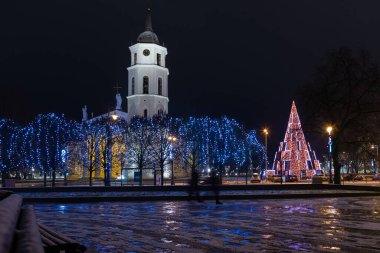 Gece Noel Aydınlatması 