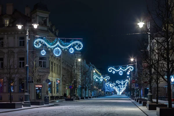 Рождественские Украшения Городе — стоковое фото