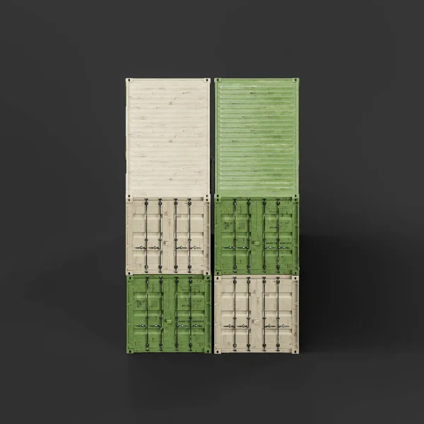 Isolated Shipping Container Cargo Container Logistics Transportation ...