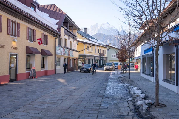 Malownicza Wieś Kościołem Kraju Austria Europie Zimą Wysokiej Jakości Zdjęcie — Zdjęcie stockowe