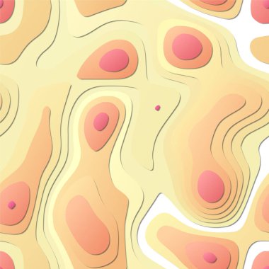 Renkli soyut katmanlar Kağıt Kesim stili arkaplan Vibrant 3d topoğrafya şekilleri büyüleyici