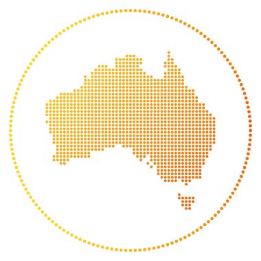 Avustralya dijital rozeti, Avustralya stil haritasını ülkenin çember teknolojisi simgesiyle noktaladı