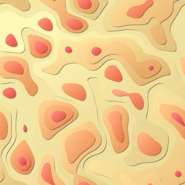 Renkli soyut katmanlar Kağıt Kesim tarzı arkaplan Vibrant 3d topoğrafya şekilleri İnanılmaz afiş