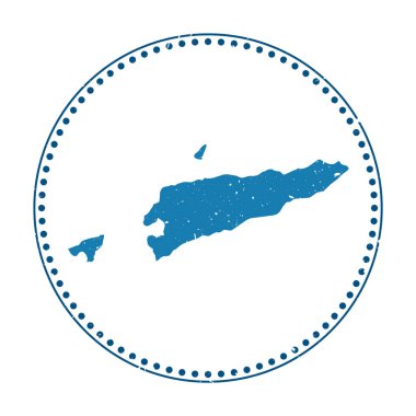 TimorLeste etiketi Ülke vektör illüstrasyonunun haritası ile seyahat kauçuk damgası olarak kullanılabilir