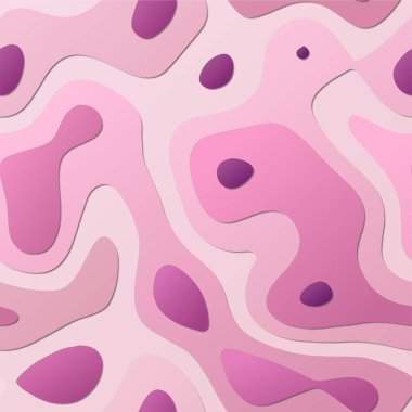 Renkli soyut katmanlar Kağıt Kesim tarzı arkaplan Vibrant 3d topoğrafya şekilleri Muhteşem afiş