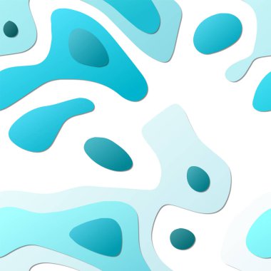 Renkli soyut katmanlar Kağıt Kesim tarzı arkaplan Vibrant 3d topoğrafya şekilleri Otantik afiş