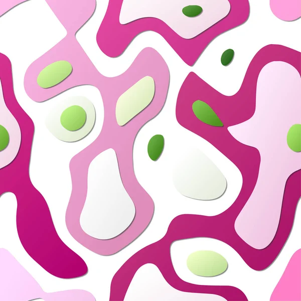 Couches abstraites colorées Découpe de papier fond de style Formes de topographie 3D vibrantes Bannière artistique — Image vectorielle