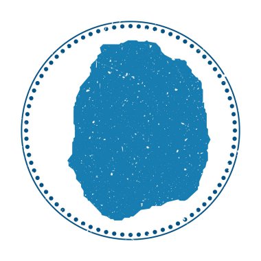 Nevis sticker Travel rubber stamp with map of island vector illustration Can be used as insignia