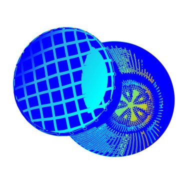 Beyaz arka planda plastik şişe, 3d renk Açgözlülük vektör karikatürü.