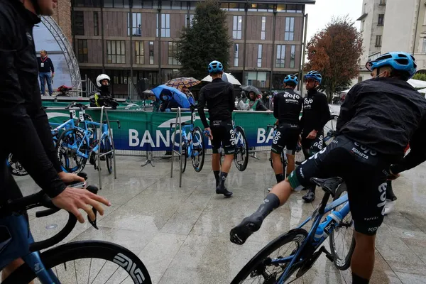 Legnano Italia Octubre 2021 Presentación Los Equipos Ciclistas Profesionales Participantes — Foto de Stock