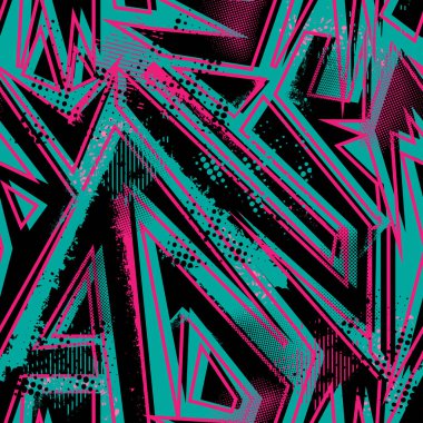 Renkli desenli soyut arkaplan