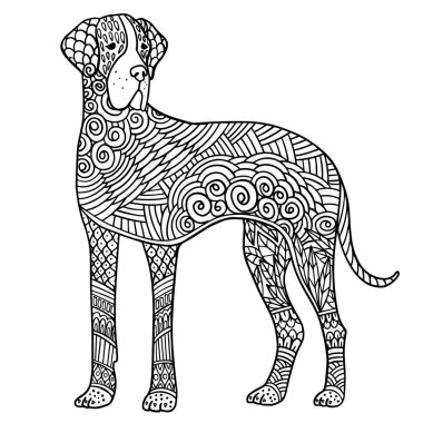 Güzel bir filin vektör çizimi