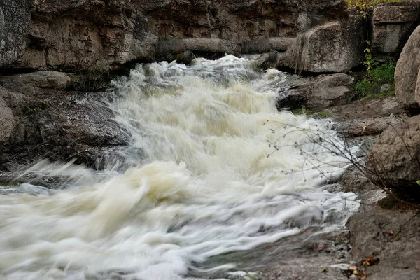 Cascata Nel Canyon Buki Ucraina — Foto Stock