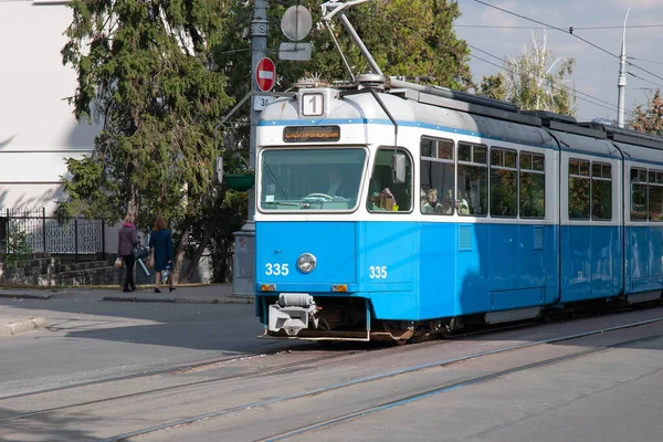 Vinnytsia sokaklarında tramvay