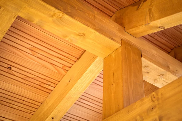 Roof structures and parts. Construction and woodworking — Stock Photo, Image