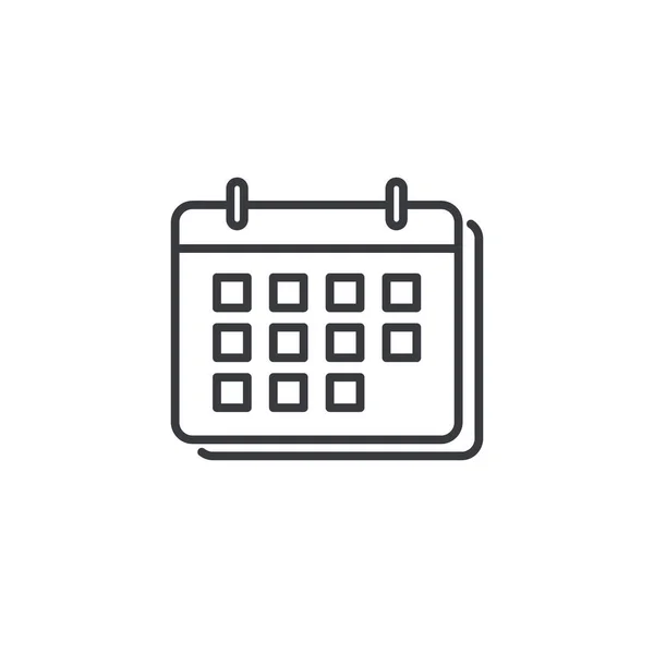 Calendar Symbol Event Calendar Icon — Stock vektor