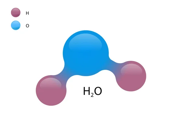 H2O Formul — 스톡 벡터