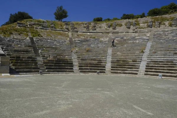 Bodrum Antik Tiyatro Sanat Tarih — Stock fotografie