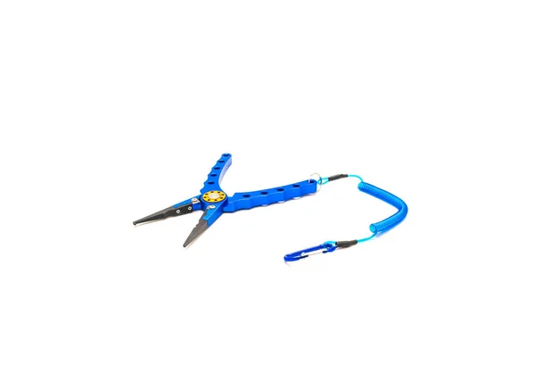 Blue Light Durable Aluminum Alloy Fish Pliers Multifunctional Hook Puller — ストック写真