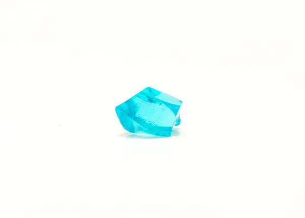 Bright Sky Blue Aqua Jewels Aqua Solitaire Made Polystyrene Decorative — Stockfoto