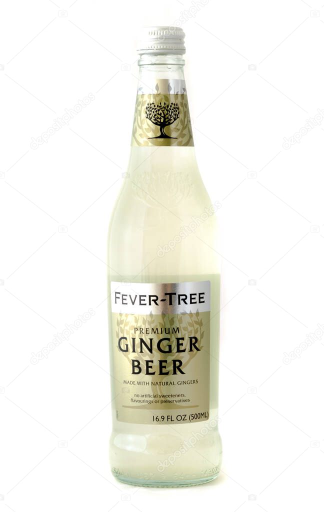 COPPELL, TX, USSEPT 6, 2022 500ml nonalcoholic FeverTree Ginger